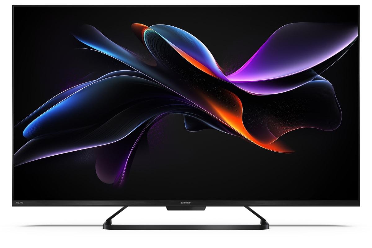Sharp HR7265E 43-tommers QLED-TV sett forfra